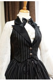 Surface Spell Gothic Striped Daily Corset Vest